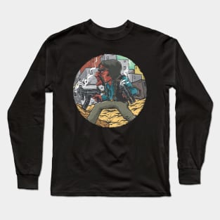 Mexican gangster with 2 guns Long Sleeve T-Shirt